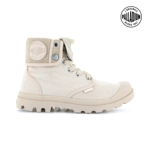 Palladium Baggy Women's Boots Beige | UK D456-PWY